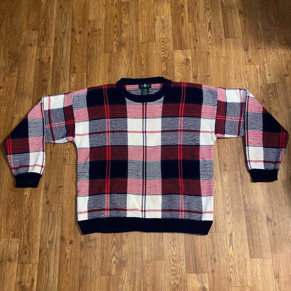 VTG Hunt Club Crewneck Sweater, Size: Large